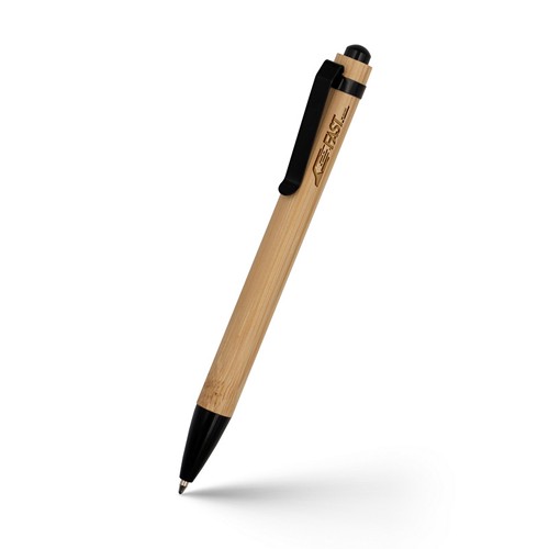 Stylo Bille Écologique Bois et Clip - Personnalisable par Sérigraphie