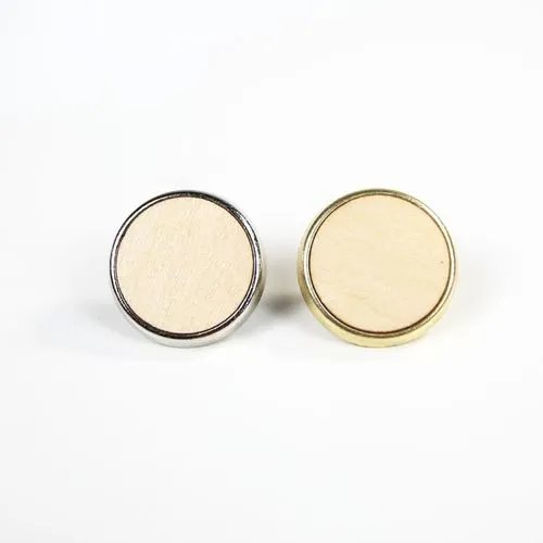 Pin's ROND Bois - France - Gris Argent