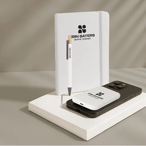 Coffret Cadeau d'Entreprise Premium 3 en 1 Personnalisable