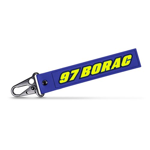 Porte-clés Strap PVC Personnalisable - Mousqueton Métal