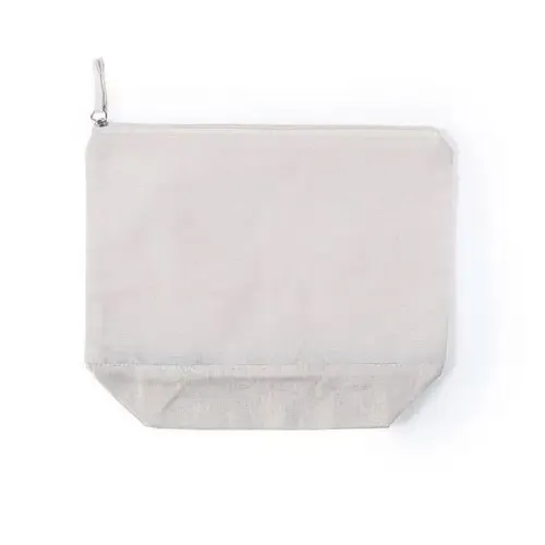 Trousse coton écru personnalisable 23x17x6cm - Commerce équitable