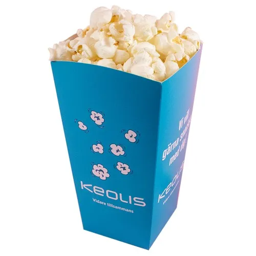 Étui Pop Corn Personnalisé Quadri - Grande Taille 90g
