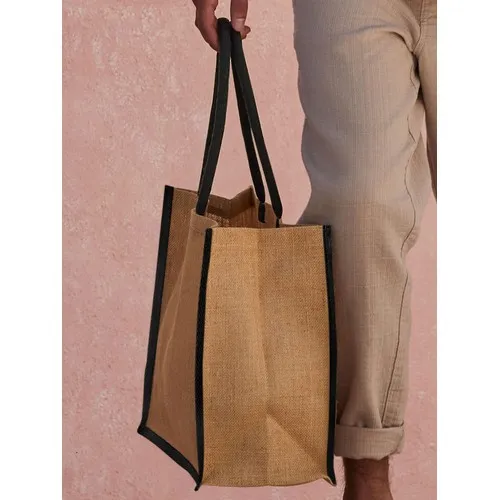 Natural Starched Jute Classic Shopper