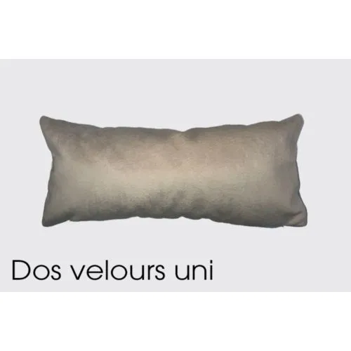 Coussin Velours Personnalisé - Sérigraphie Recto-Verso