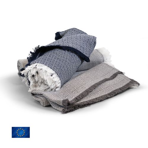Plaid Personnalisable Éco-Responsable 150x200 cm - Tissage Jacquard