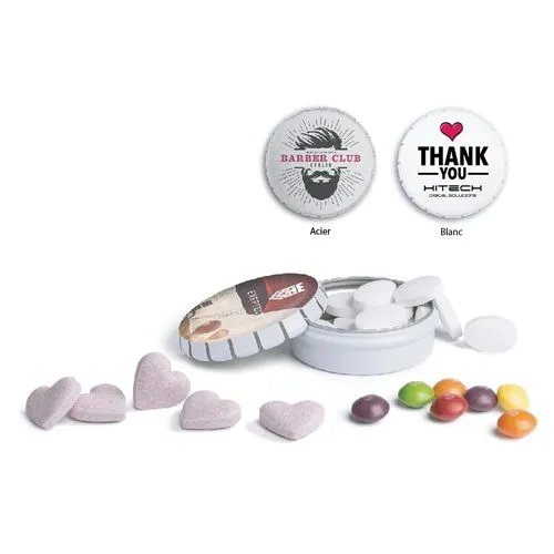 BONBONS dans la boîte clic clac Ø 53 mm