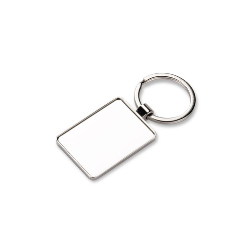 Porte-clés Métal Rectangulaire Personnalisable avec Doming