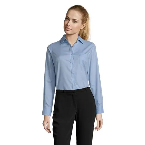 Chemise Femme Manches Longues Corporate - Coupe Cintrée Premium
