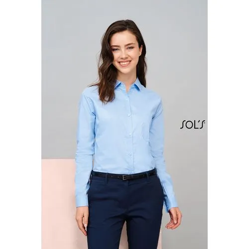 Chemise Femme Manches Longues Corporate - Coupe Cintrée Premium