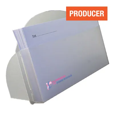 Porte-enveloppes en polypropylène personnalisable