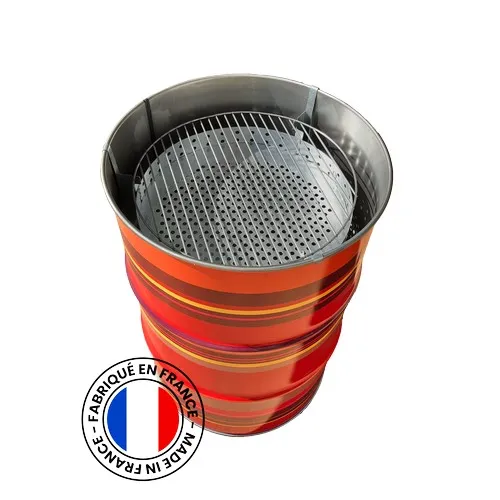 Kit Barbecue pour Baril 200L - Personnalisable par Sérigraphie