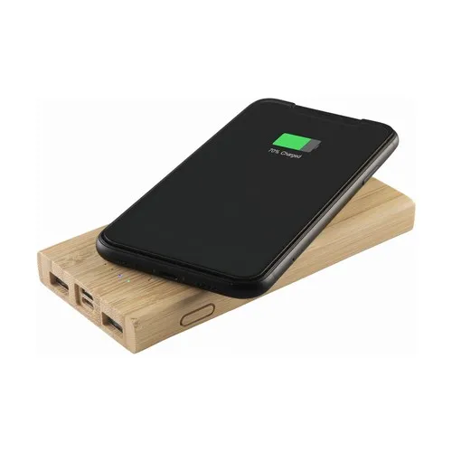 Bamboo 8000 Wireless Powerbank chargeur sans fil