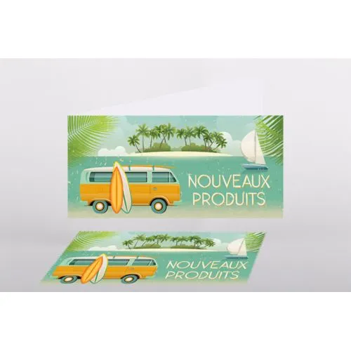 Carte avec microfibre nettoyante personnalisée - Support publicitaire