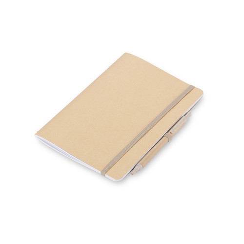 Carnet A5 Écologique avec Stylo Recyclé - Personnalisable