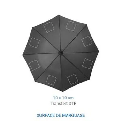 Parapluie pliable BRISTOL 21,5" Noir