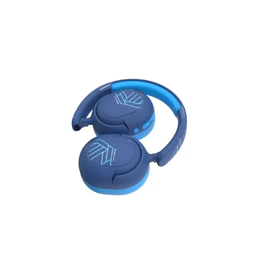 CASQUE BT5 ARCEAU LION AVEC MICRO BLEU  POWERLOCUS