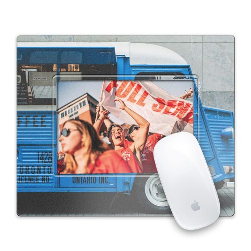 Tapis de Souris Personnalisable avec Porte-Photo 10x15 cm