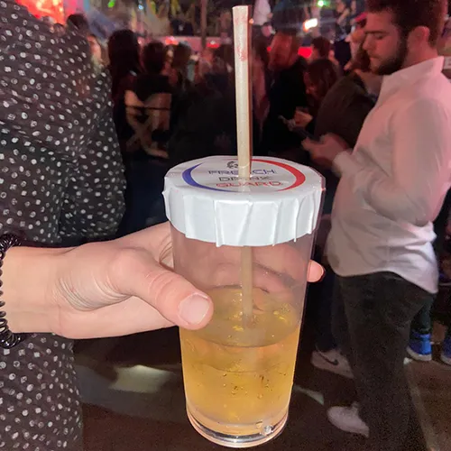 Couvercle de Protection Anti-Intrusion Personnalisable pour Verres