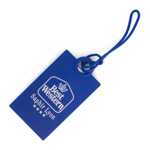Étiquette Bagage Silicone Personnalisable - Marquage 2 Couleurs Inclus