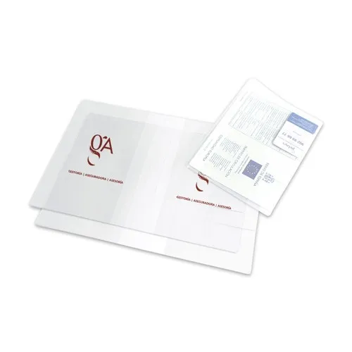 Porte-document voiture transparent A4 personnalisable