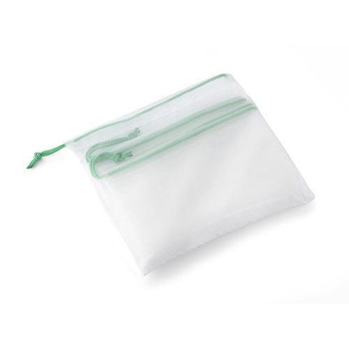 Set de 3 Sacs Réutilisables RPET avec Pochette Personnalisable