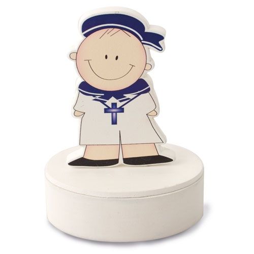 Boîte Première Communion Garçon avec Fermeture Magnétique