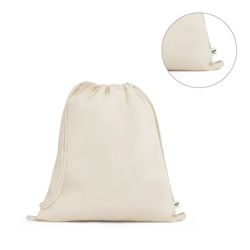 BELIZE. Sac à dos 100% coton biologique (140 g/m²)