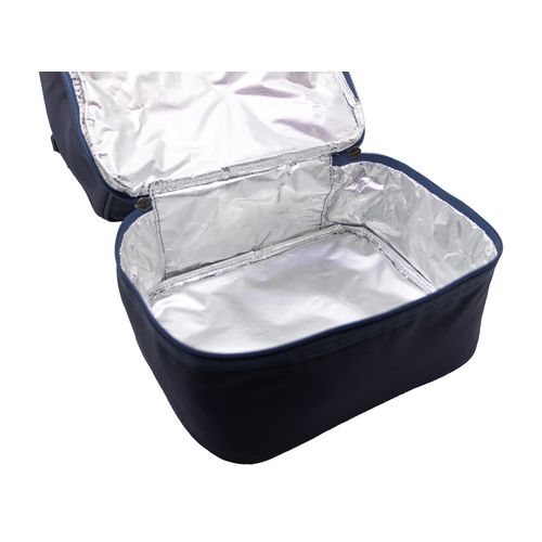 Sac à Bento Isotherme Double Compartiment Bleu Nuit Personnalisable