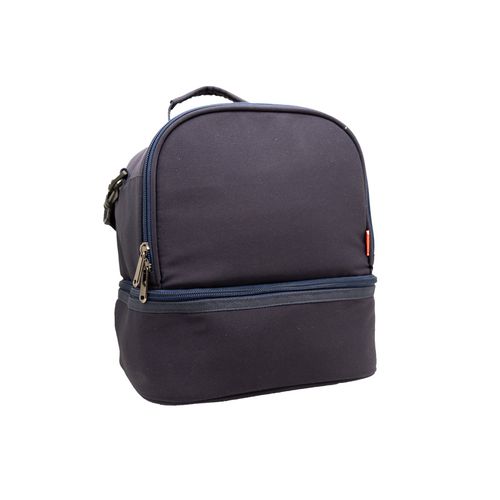 Sac à Bento Isotherme Double Compartiment Bleu Nuit Personnalisable