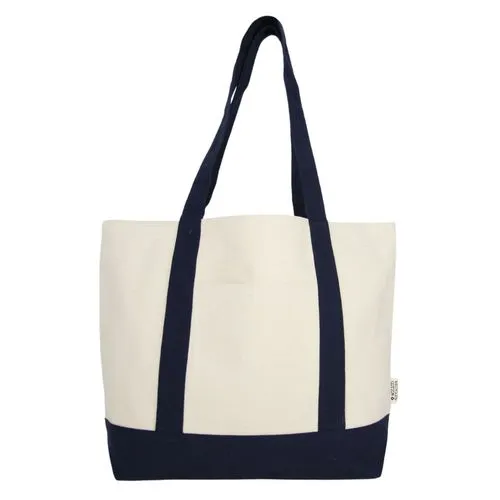 Cabas coton OXFORD recyclé - Bleu Marine