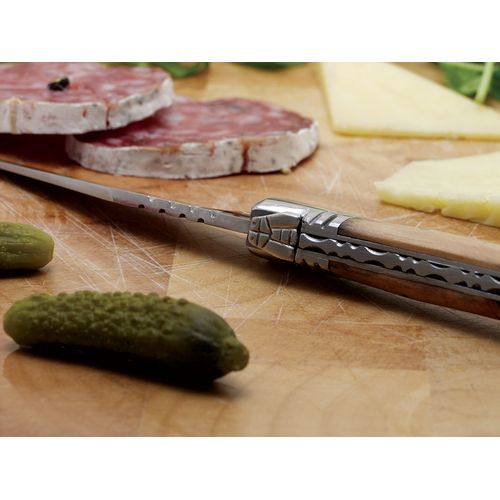 Set 6 Couteaux de Table Olivier - Coffret Cadeau Personnalisable