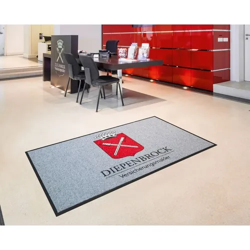 Tapis d'entrée personnalisé avec logo - Impression quadri