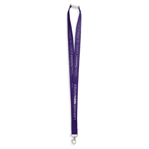 Lanyard Écologique en Fibre de Papier Personnalisable - 20mm