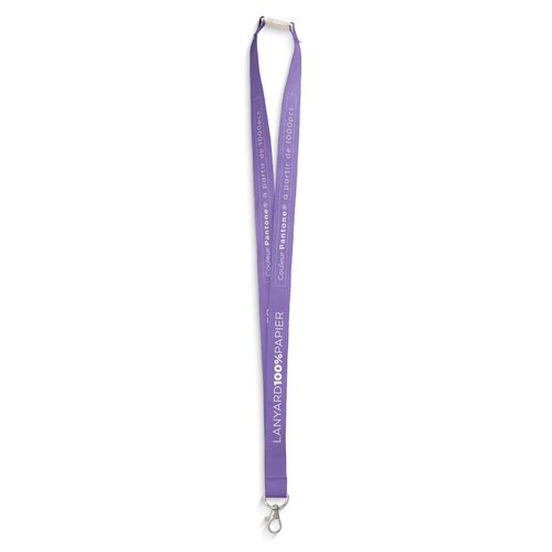 Lanyard Écologique en Fibre de Papier Personnalisable - 20mm