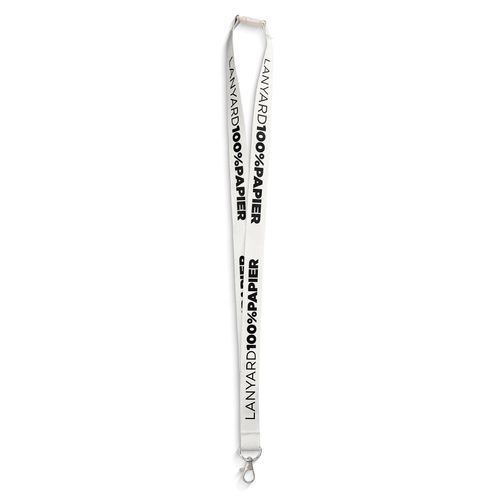 Lanyard Écologique en Fibre de Papier Personnalisable - 20mm