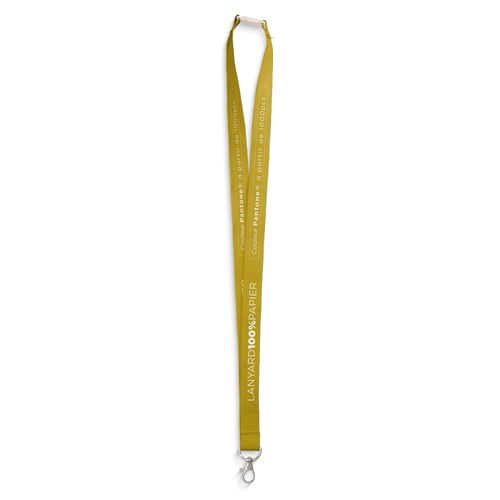 Lanyard Écologique en Fibre de Papier Personnalisable - 20mm