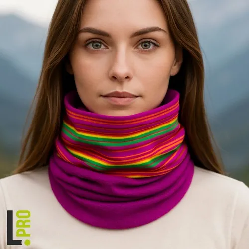 Foulard d'hiver personnalisable double couche - Minimum 100 unités