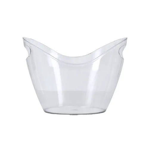 Seau à Glaçons Transparent 4L Personnalisable - PET Résistant