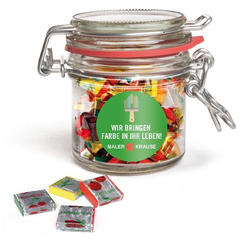 Présentoir transparent personnalisable à remplir de bonbons