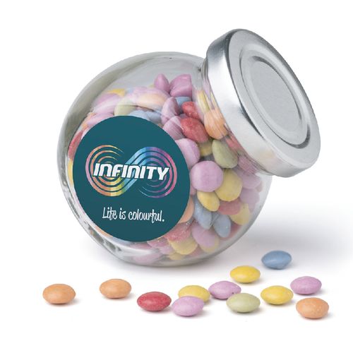 Présentoir transparent personnalisable à remplir de bonbons