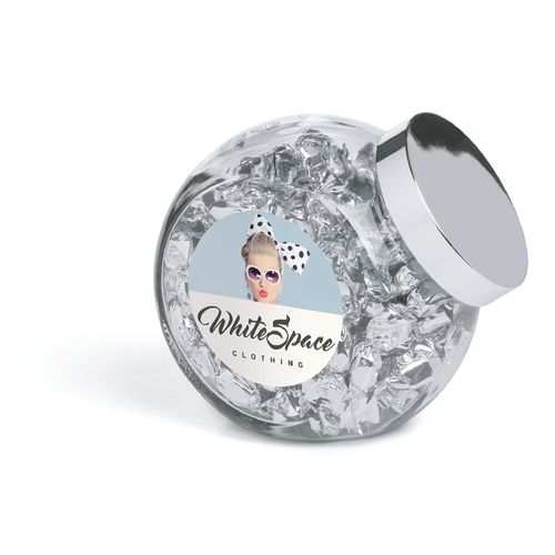 Présentoir transparent personnalisable à remplir de bonbons