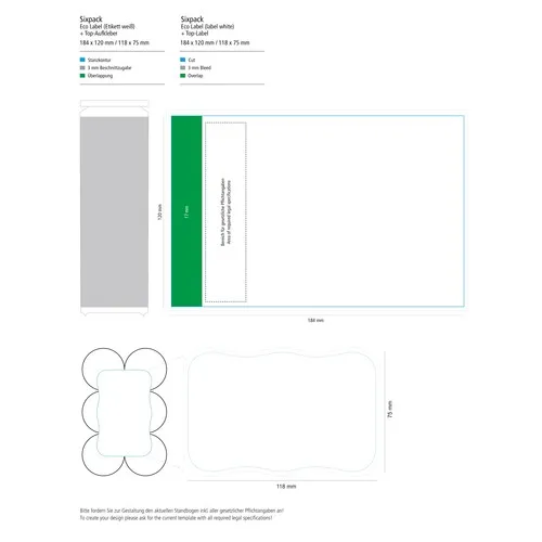 Bière, 250 ml, Eco Label, Sixpack
