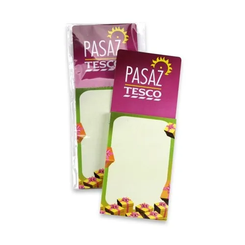 Bloc-notes magnétique – Bloc mémo personnalisé avec base aimantée 60×60 mm