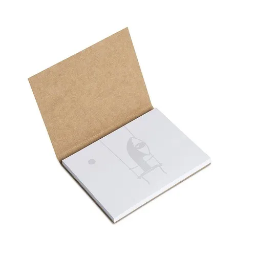 Blocs-notes adhésifs avec couverture souple en papier kraft