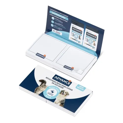 Blocs-notes adhésifs avec couverture souple