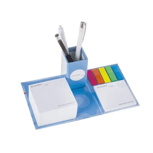 Blocs-notes adhésifs en boîte rigide