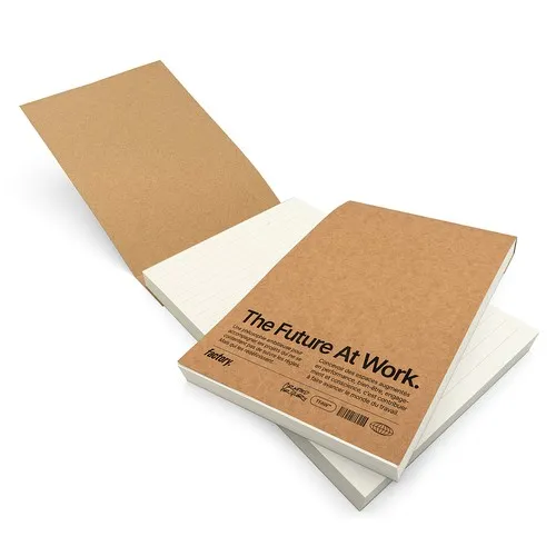 Blocs-notes détachables avec couverture souple en kraft