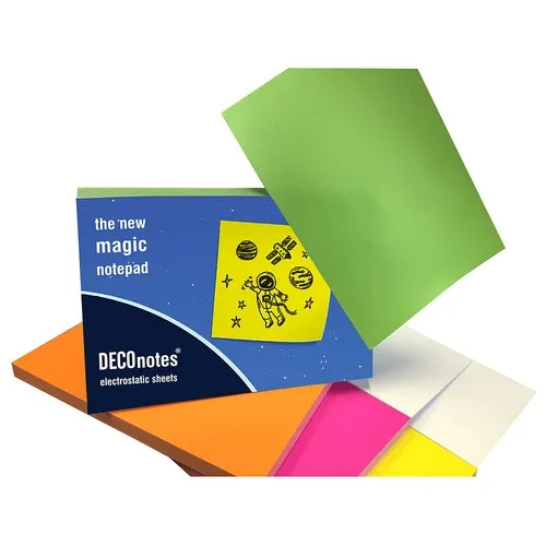Blocs-notes électrostatiques avec couverture