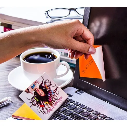 Blocs-notes électrostatiques avec couverture