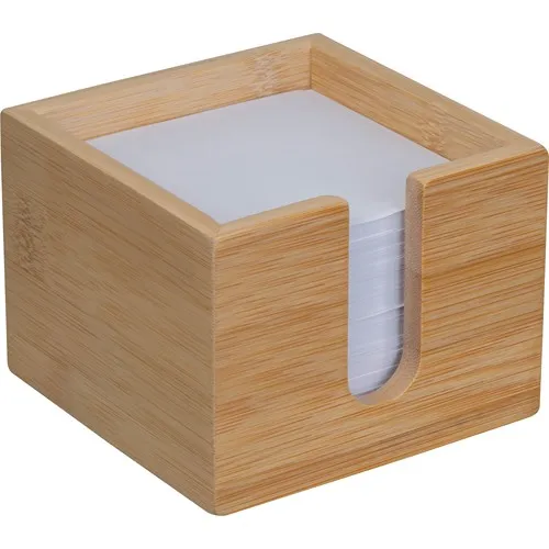 Boîte à notes en bambou NATALINA